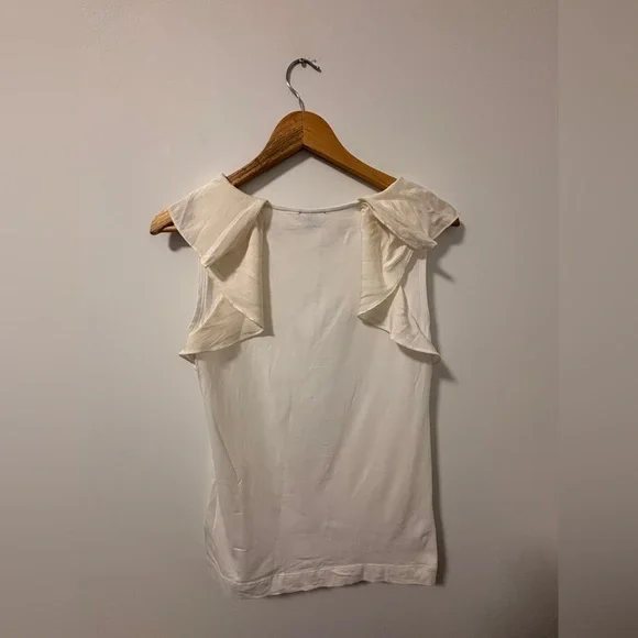 Theory Ruffle Sleeve Top - Picture 2 of 10